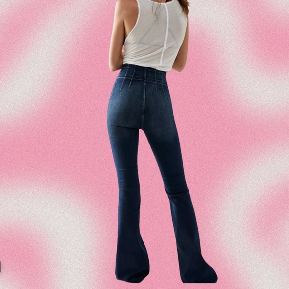 We The Free Jayde Flare Jeans - Sz 25 - Picture 1 of 6